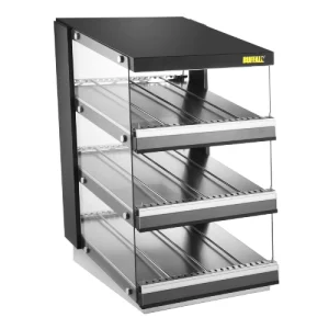 An image of the Buffalo Sloped Chute Hot Food Unit - 3 Shelf