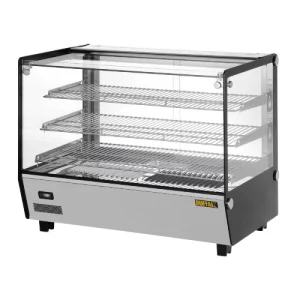 An image of the Buffalo Square Countertop Heated Food Display 160L/5410oz