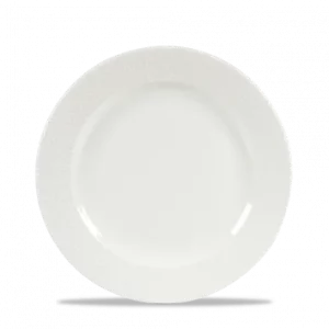 Churchill Super Vitrified Isla Footed Plate White 23.2cm/9.12"