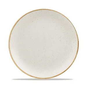 Churchill Super Vitrified Stonecast Coupe Plate Barley White 26cm/10.25"