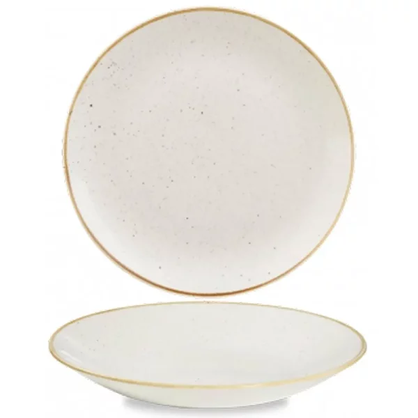 Churchill Super Vitrified Stonecast Deep Coupe Plate Barley White 28cm/11"