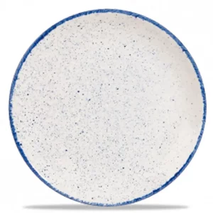 Churchill Super Vitrified Stonecast Hints Coupe Plate Indigo Blue 16.5cm/6.5"