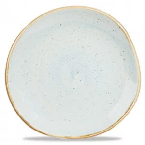 Churchill Super Vitrified Stonecast Organic Round Plate Duck Egg Blue 18.4cm/7.25"