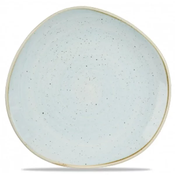 Churchill Super Vitrified Stonecast Organic Round Plate Duck Egg Blue 28.5cm/11.25"