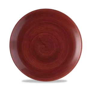 Churchill Super Vitrified Stonecast Patina Coupe Plate Red Rust 26cm/10.25"