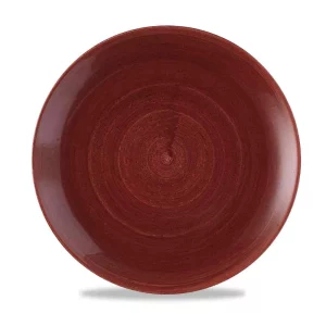 Churchill Super Vitrified Stonecast Patina Coupe Plate Red Rust 28.8cm/11.25"