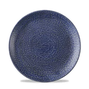 Churchill Super Vitrified Studio Prints Homespun Chroma Coupe Plate Twilight 21.7cm/8.7"