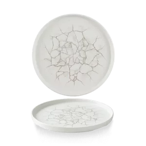 Churchill Super Vitrified Studio Prints Kintsugi Chefs' Walled Plate Agate Grey 21cm/8.25"