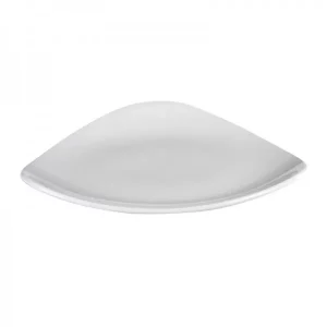 Churchill Super Vitrified Triangle Plate White 22.9cm/9"