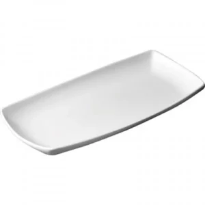 Churchill Super Vitrified X Squared+ Oblong Plate White 29.5 x 14cm/11.75 x 5.5"