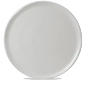 An image of a Dudson Evo Flat Plate Pearl 31.8cm12.5