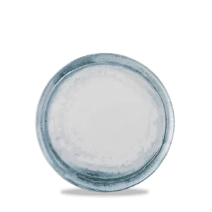 An image of a Dudson The Maker's Collection Finca Organic Coupe Flat Plate Limestone 31.8cm12.5