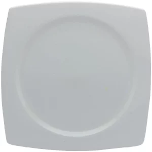 An image of a Elia Glacier Square Plate White 19cm7.5