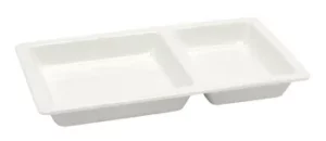 An image of a Elia Orientix Premier Bone Duo Plate White 22cm8.7