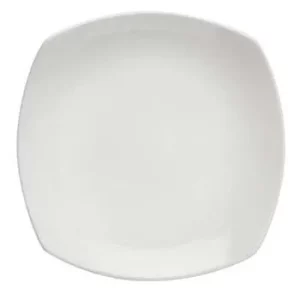 An image of a Elia Orientix Premier Bone Kakuzara Square Plate White 18cm7