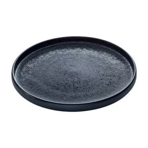 An image of a Playground Nara Plate Black 27cm10.5