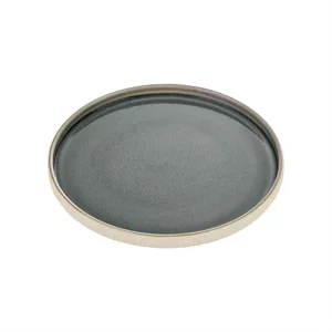 An image of a Playground Nara Relief Plate Grey 21cm8.3