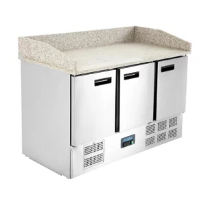 An image of the Polar G-Series 3 Door Refrigerated Pizza Prep Counter