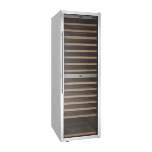 An image of the Polar G-Series Dual Zone Wine Fridge Stainless Steel 180 Bottle