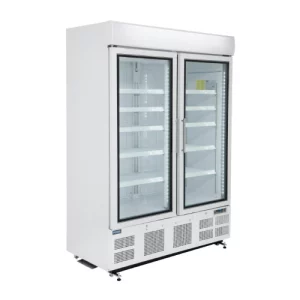 An image of the Polar G-Series Upright Display Freezer White - 920L