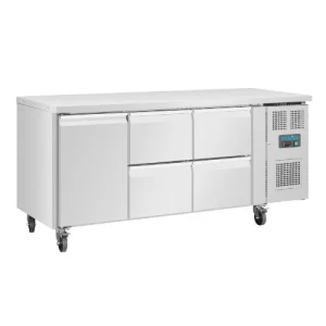 An image of the Polar U-Series Counter 4 Drawers & 1 Door