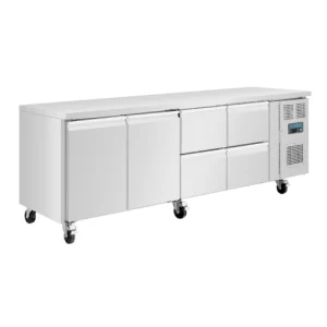 An image of the Polar U-Series Counter 4 Drawers & 2 Door