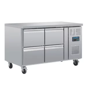 An image of the Polar U-Series Four Drawer Gastronorm Counter Fridge