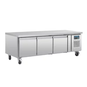 An image of the Polar U-Series Triple Door Chef Base Fridge