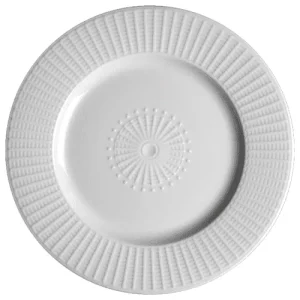 An image of a Steelite Distinction Willow Gourmet Plate Accent White 18.5cm7.25