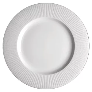 An image of a Steelite Distinction Willow Gourmet Plate Large Well White 28.5cm11.25