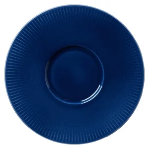 An image of a Steelite Distinction Willow Gourmet Plate Small Well Azure 28.5cm11.25