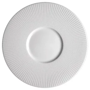 An image of a Steelite Distinction Willow Gourmet Plate Small Well White 28.5cm11.25