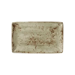 An image of a Steelite Performance Craft Rectangle One Green 27 x 16.75cm10.6 x 6.6