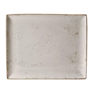 An image of a Steelite Performance Craft Rectangle Three White 32 x 19cm12.5 x 7.5