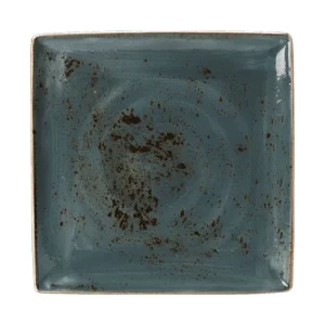 An image of a Steelite Performance Craft Square One Blue 27 x 27cm10.6 x 10.6