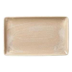 An image of a Steelite Performance Revolution Rectangle One Sandstone 27cm10.6