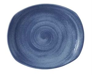 An image of a Steelite Performance Revolution Spice Plate Bluestone 30.5cm12