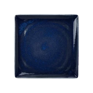 An image of a Steelite Performance Vesuvius Square Plate Lapis 27cm x 27cm10.6 x 10.6