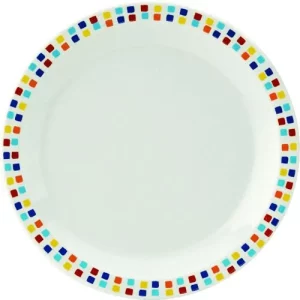 An image of a Utopia Melamine Spanish Steps Plate 16cm6.25