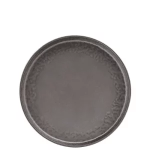 An image of a Utopia Midas Pewter Walled Plate 21cm8.25