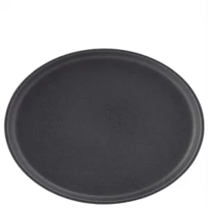 An image of a Utopia Pico Coupe Plate Black 22cm8.5