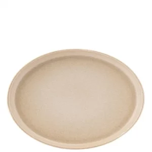 An image of a Utopia Pico Coupe Plate Taupe 17.5cm7