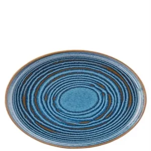 An image of a Utopia Santo Coupe Plate Cobalt 17.5cm7