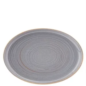 An image of a Utopia Santo Coupe Plate Dark Grey 17.5cm7