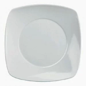 An image of a Art De Cuisine Menu Large Square Plate White 30cm11.75