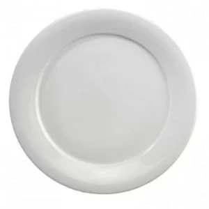 An image of a Art De Cuisine Menu Mid Rim Plate White 17cm6.75