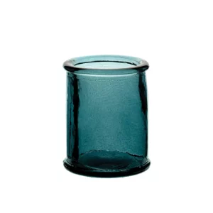 An image of the Authentico Candleholder Blue 3"