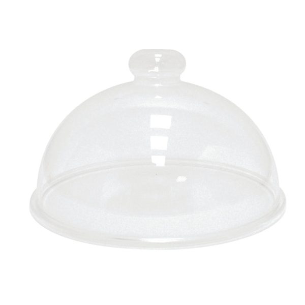 An image of the Dalebrook acrylic dome cover for cake stands