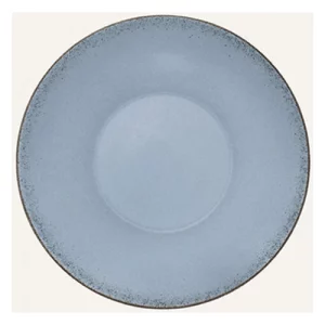 An image of a Bauscher Modern Rustic Deep Coupe Plate Natural Blue 24.4cm 9.6