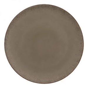 An image of a Bauscher Modern Rustic Flat Coupe Plate Natural Wood 28cm 11